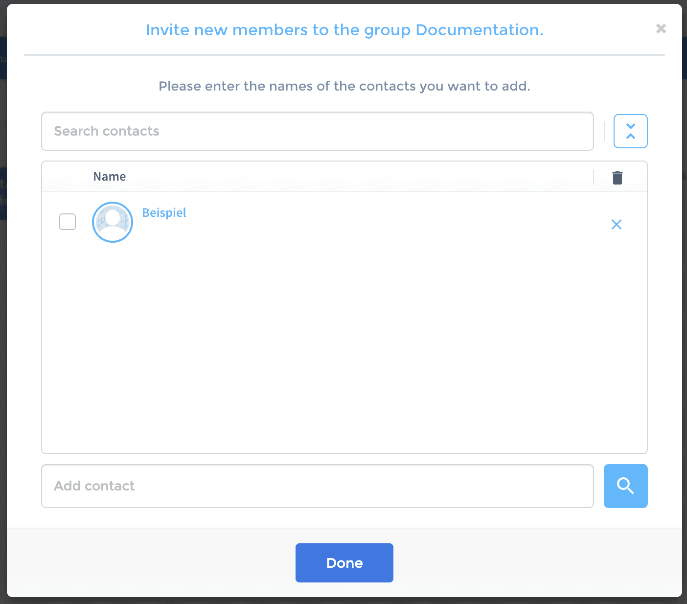 Add members to a group